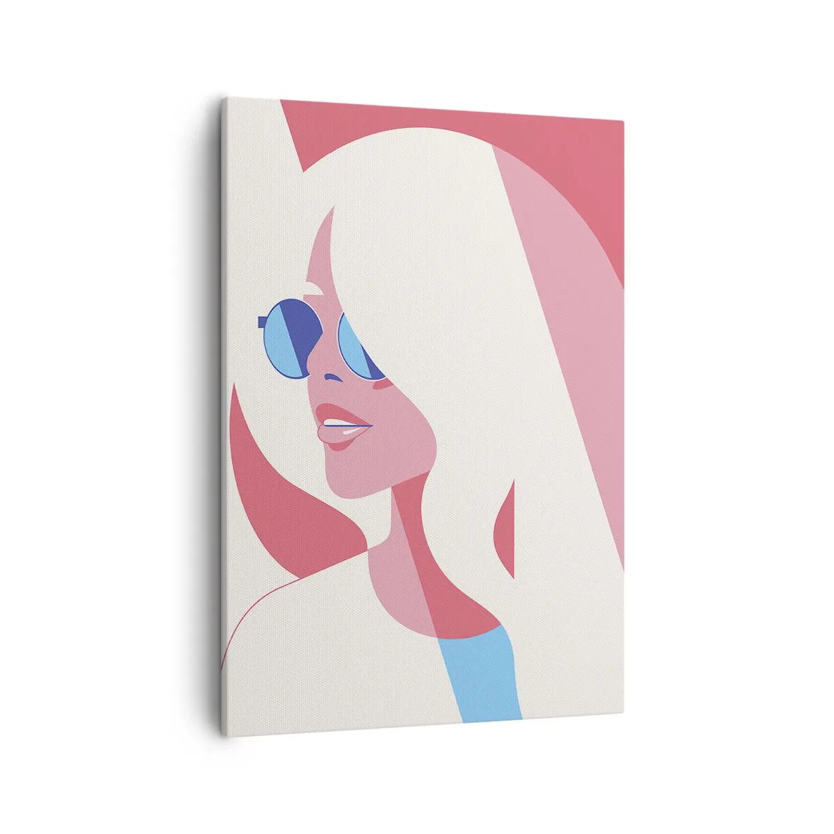 Canvastavla - Bild på duk - Det var en blondin... - 50x70 cm