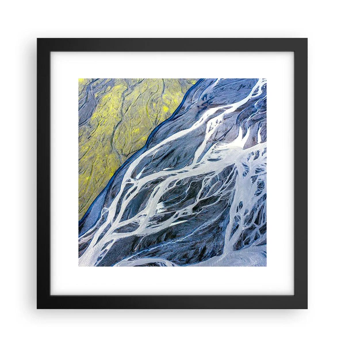 Affisch i svart ram - Naturens grottmålningar - 30x30 cm