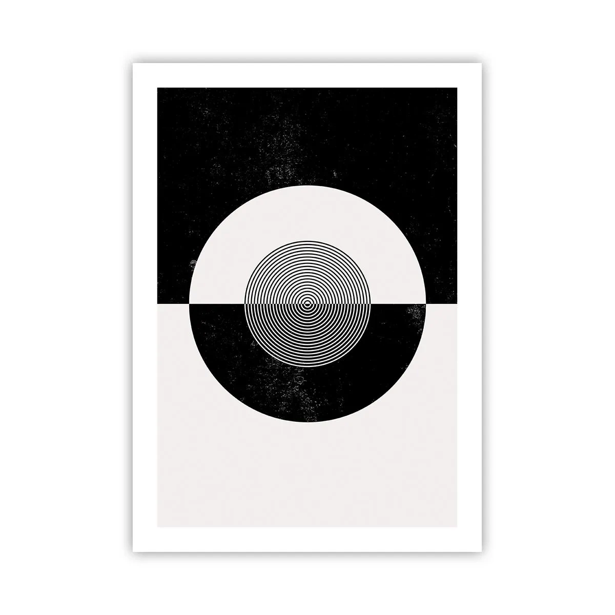 Affisch - Harmoni i svart och vitt - 50x70 cm