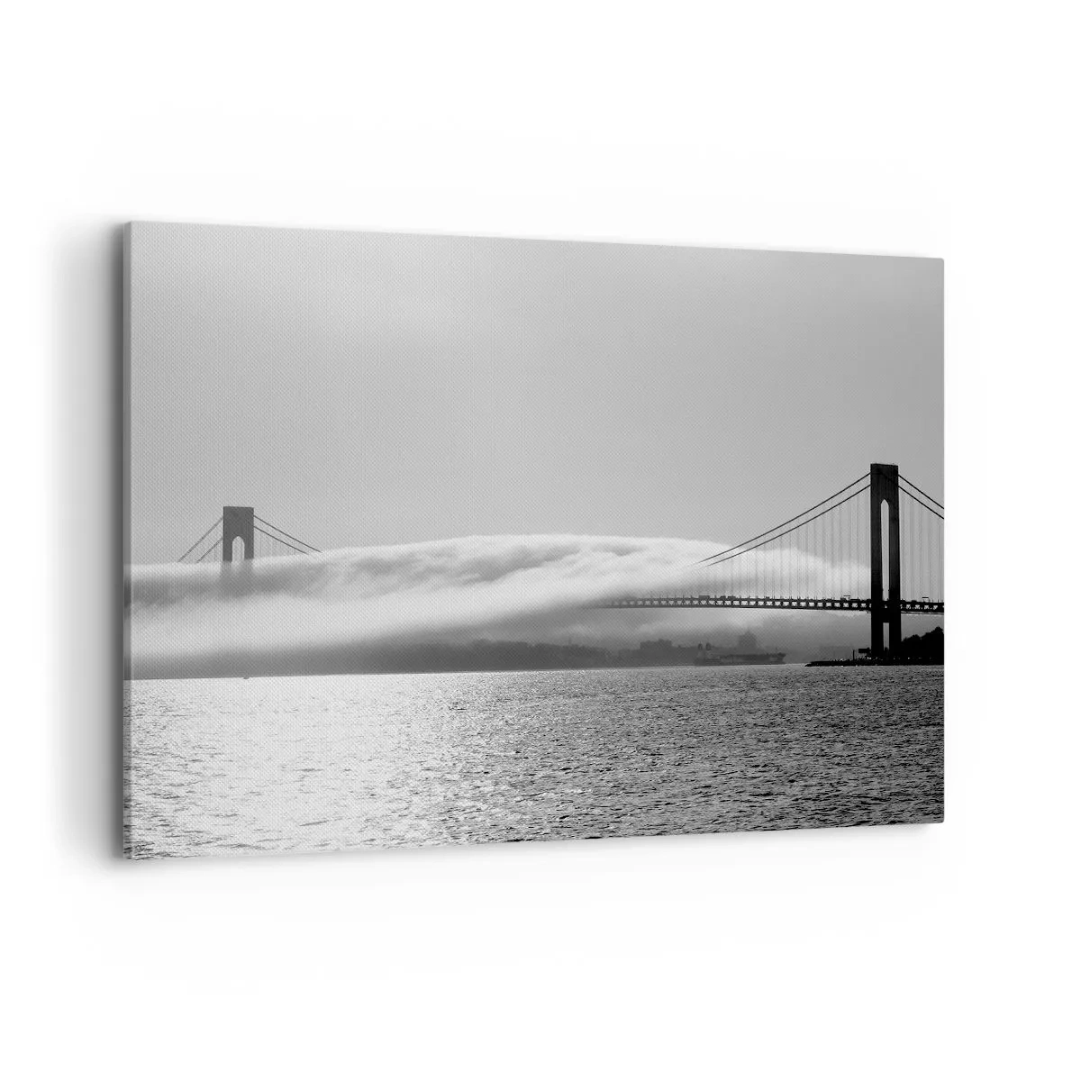 Canvastavla - Bild på duk - Passera Golden Gate - 120x80 cm