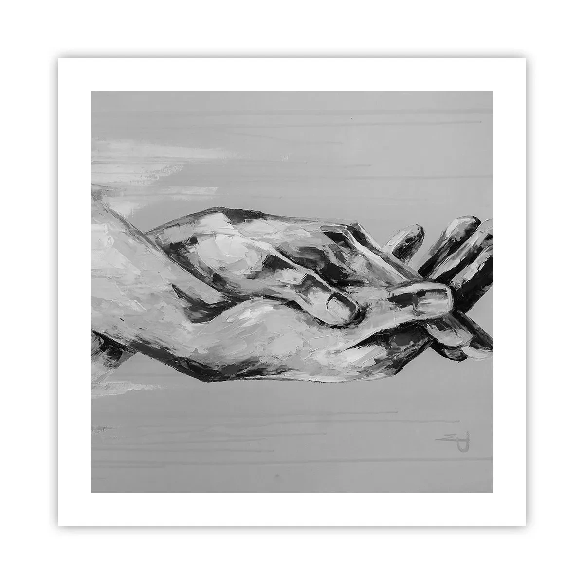 Affisch - Början... - 50x50 cm