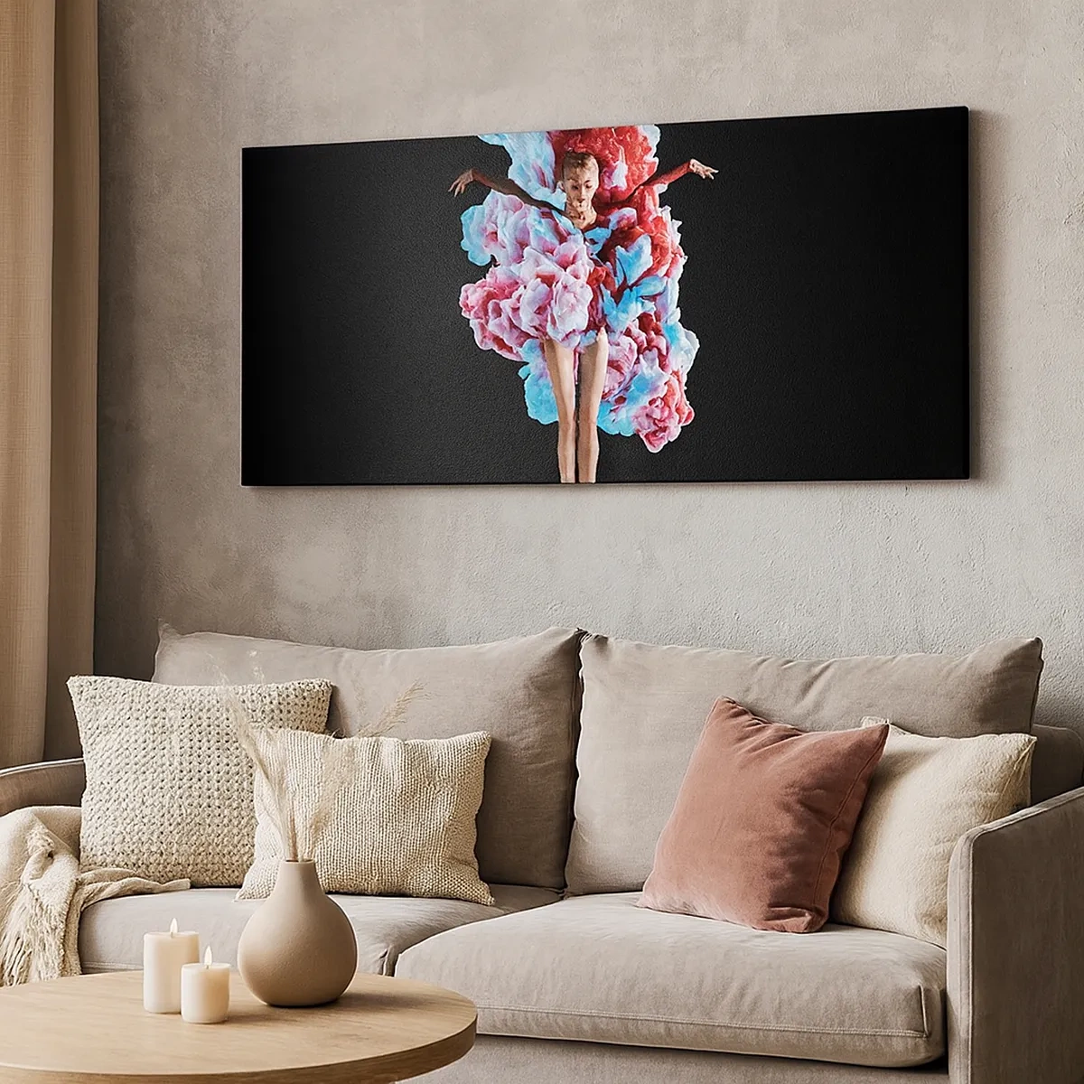 Canvastavla - Bild på duk - Fullt blommande - 30x30 cm