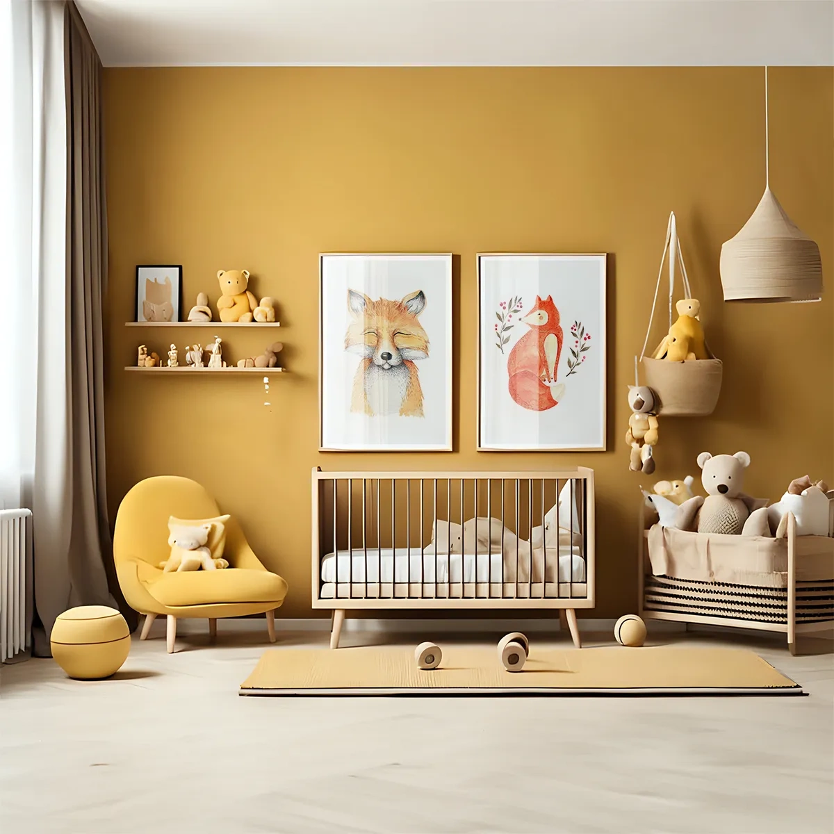 Yellow kids zone - Inspiration till ett barnrum
