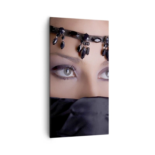 Canvastavla - Bild på duk - Lockande orientalisk hemlighet - 55x100 cm