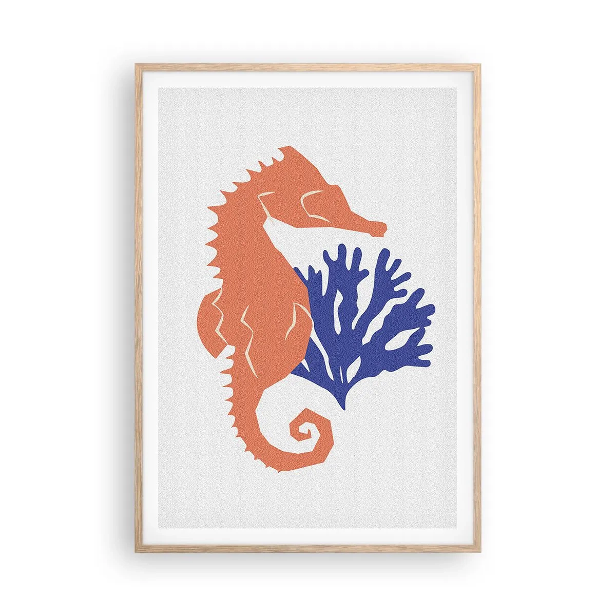 Affisch i ram av ljusek - På en äng under vattnet - 70x100 cm