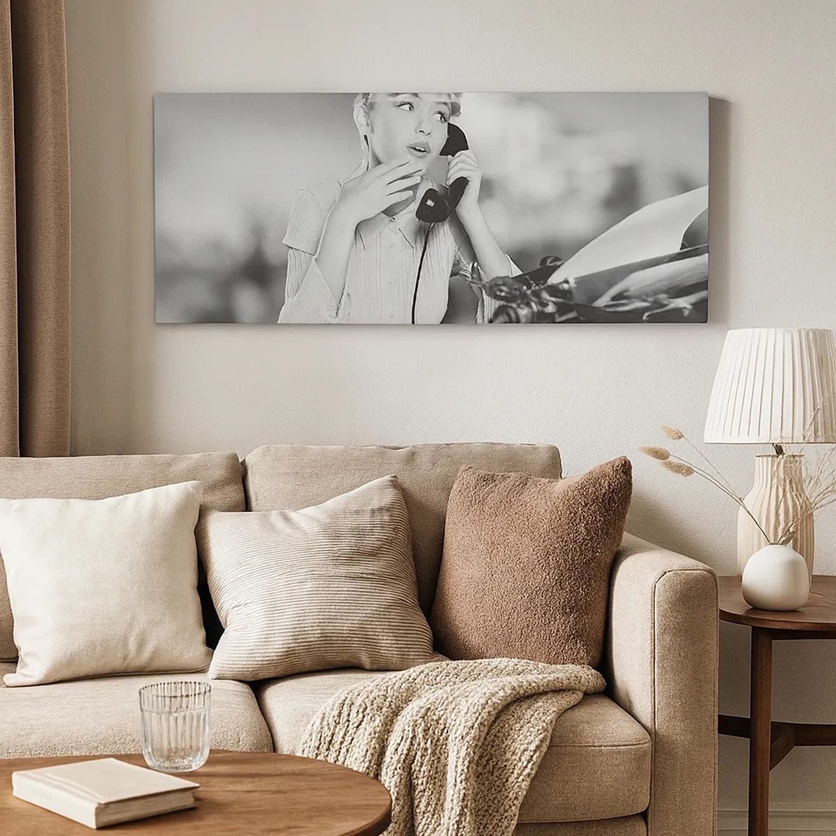 Canvastavla - Bild på duk - Hallå, tillbaka till 50-talet. - 30x30 cm