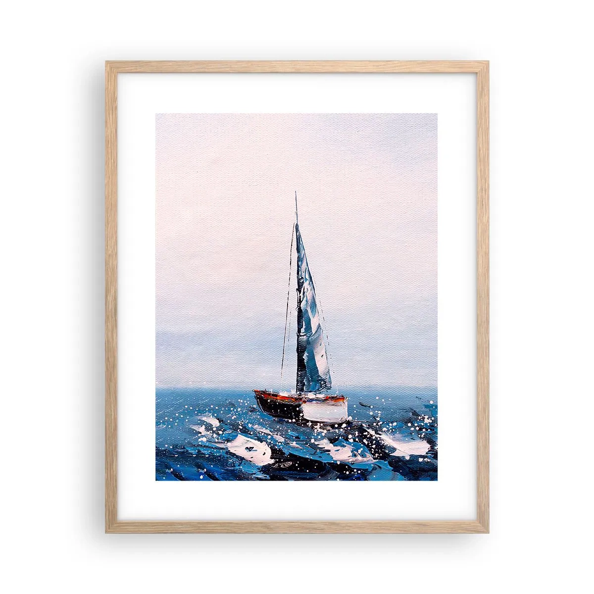 Affisch i ram av ljusek - Vindens broderskap - 40x50 cm