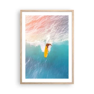 Affisch i ram av ljusek - Havsryttare - 50x70 cm