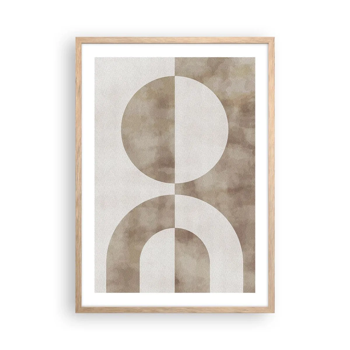 Affisch i ram av ljusek - Likheter och skillnader - 50x70 cm