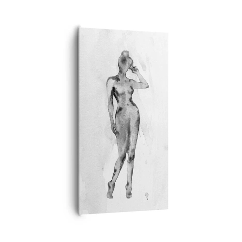 Canvastavla - Bild på duk - En studie om kvinnlighetens perfektion - 65x120 cm