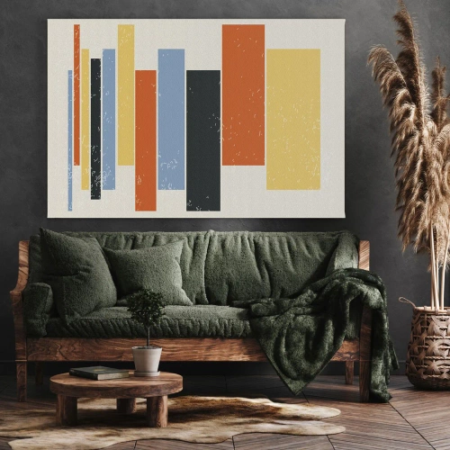 Canvastavla - Bild på duk - Inspelning av musik - 120x80 cm
