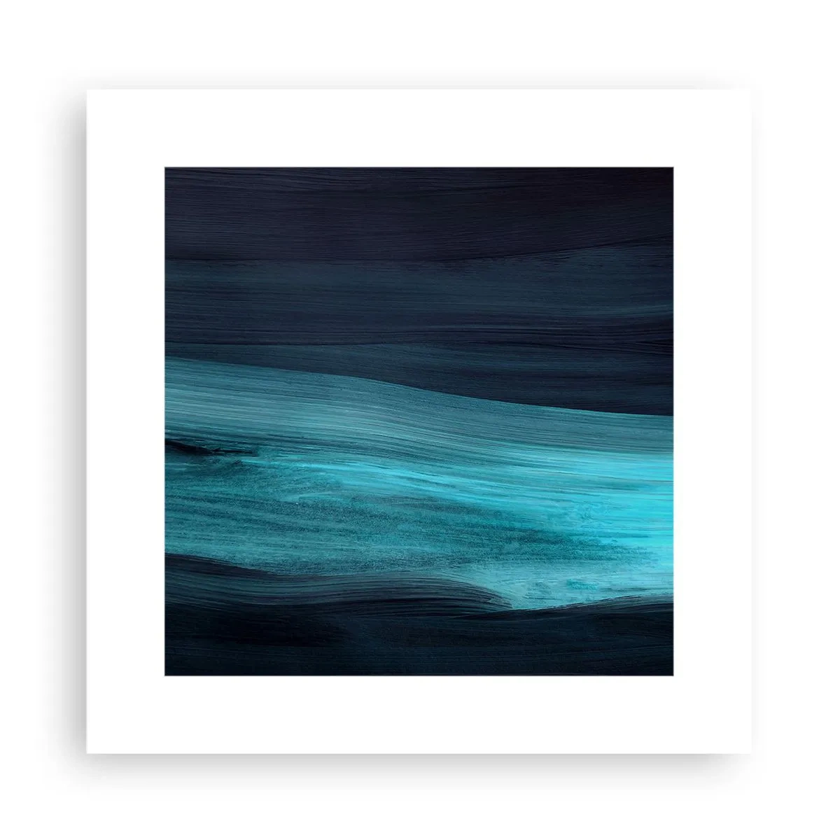 Affisch - Flyt med strömmen - 30x30 cm
