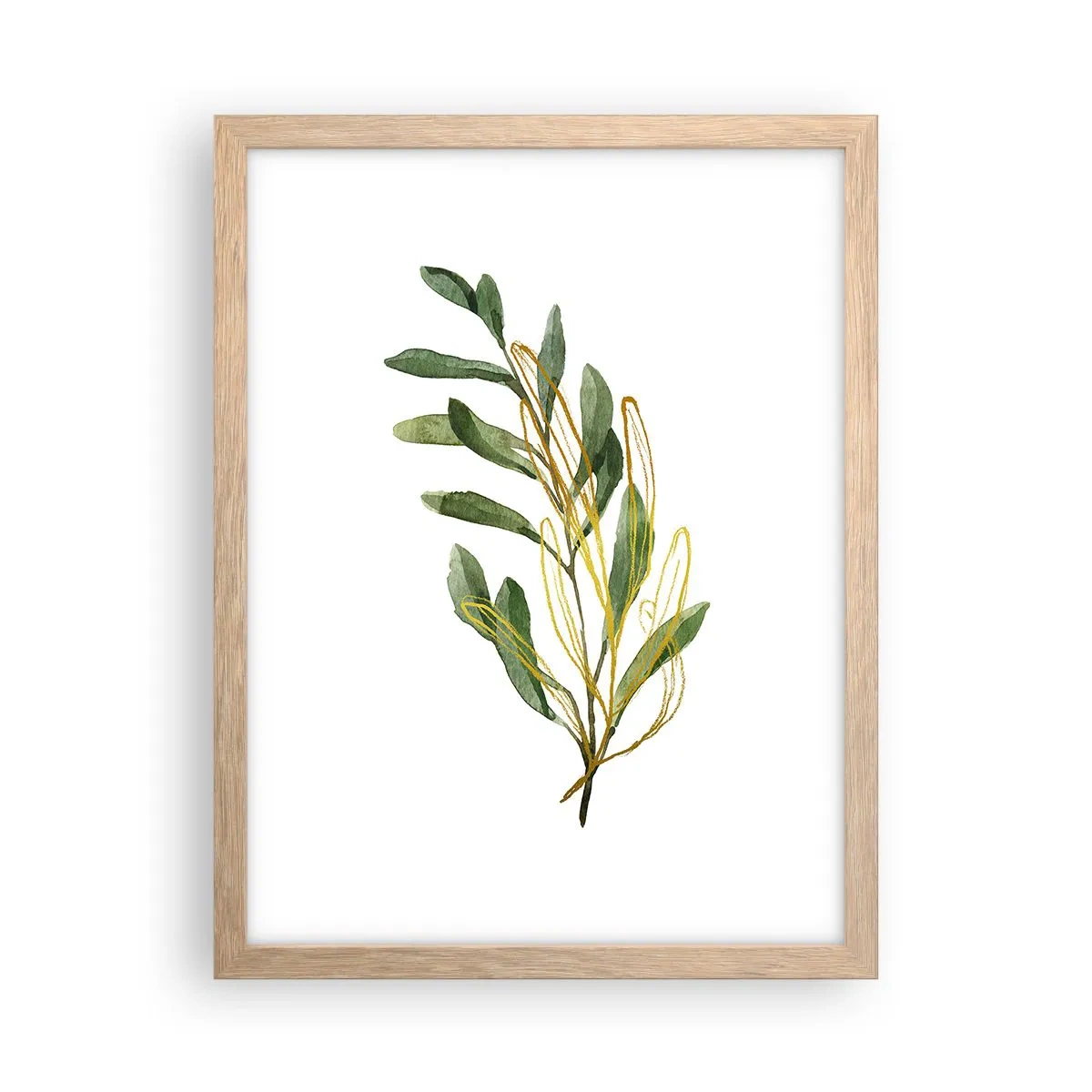 Affisch i ram av ljusek - Allt som är gott - 30x40 cm