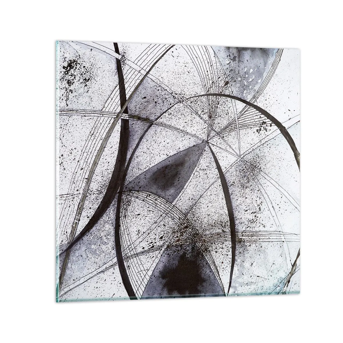 Glastavla - Bild på glas - Futuristisk fantasi - 30x30 cm