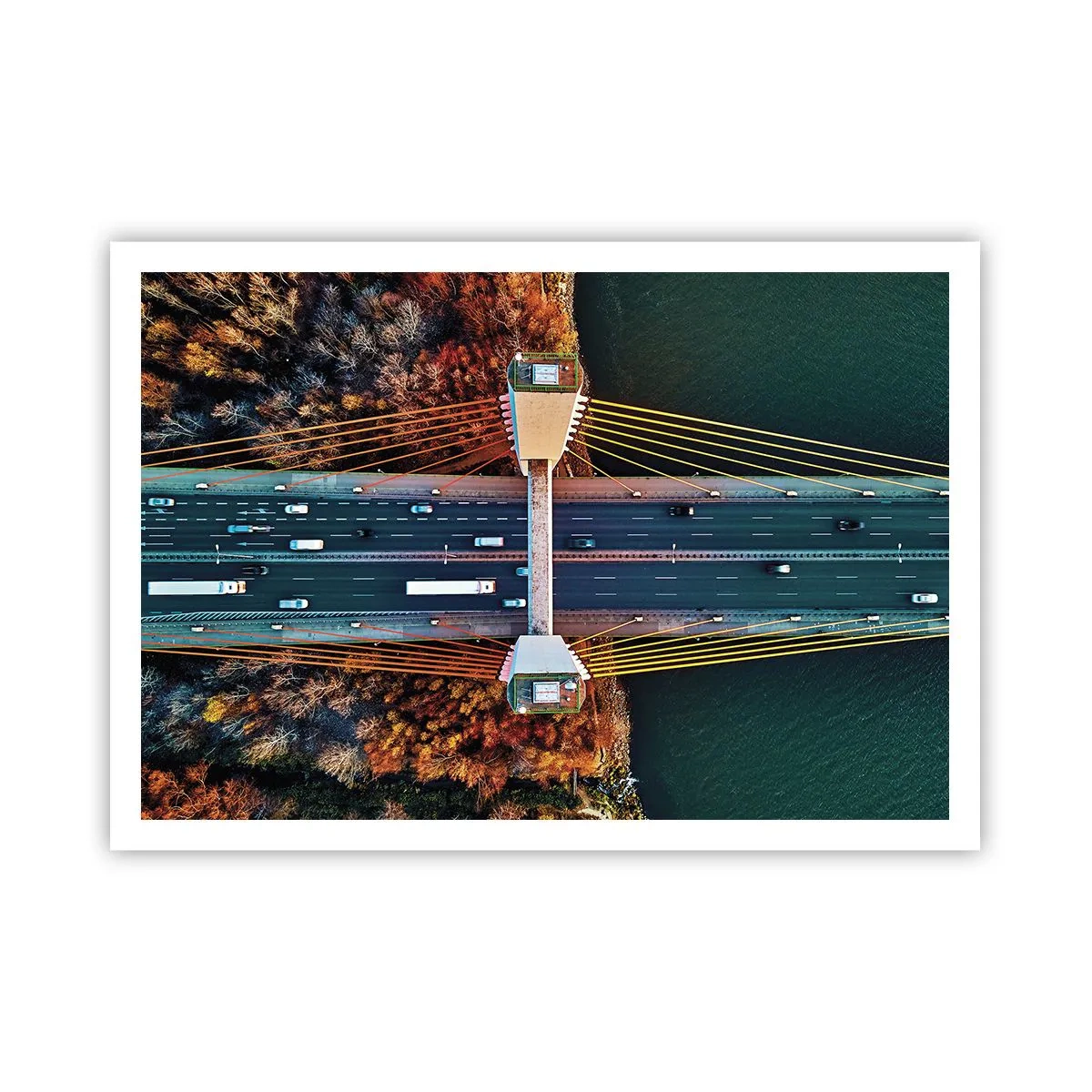 Affisch - Bortom vatten, bortom skog - 100x70 cm