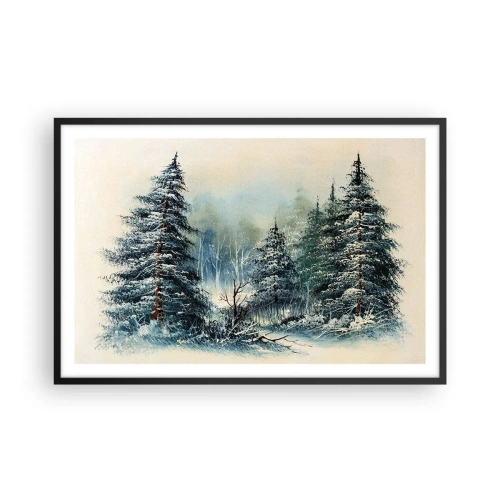 Affisch i svart ram - Redo för Julen - 91x61 cm