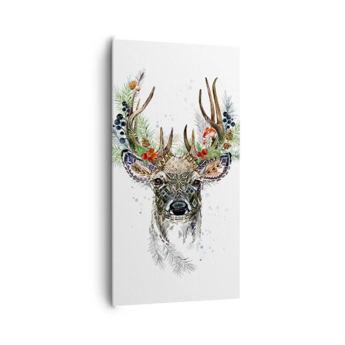 Canvastavla - Bild på duk - I högtidskläder - 65x120 cm