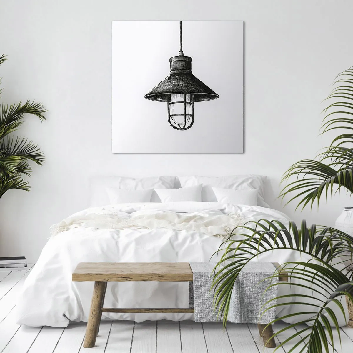 Canvastavla - Bild på duk - Som för många år sedan... - 50x50 cm