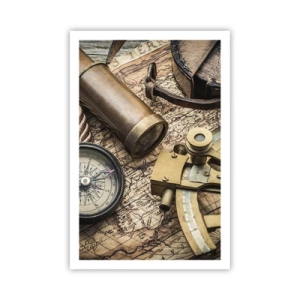 Affisch - Sätt ut kursen - 61x91 cm