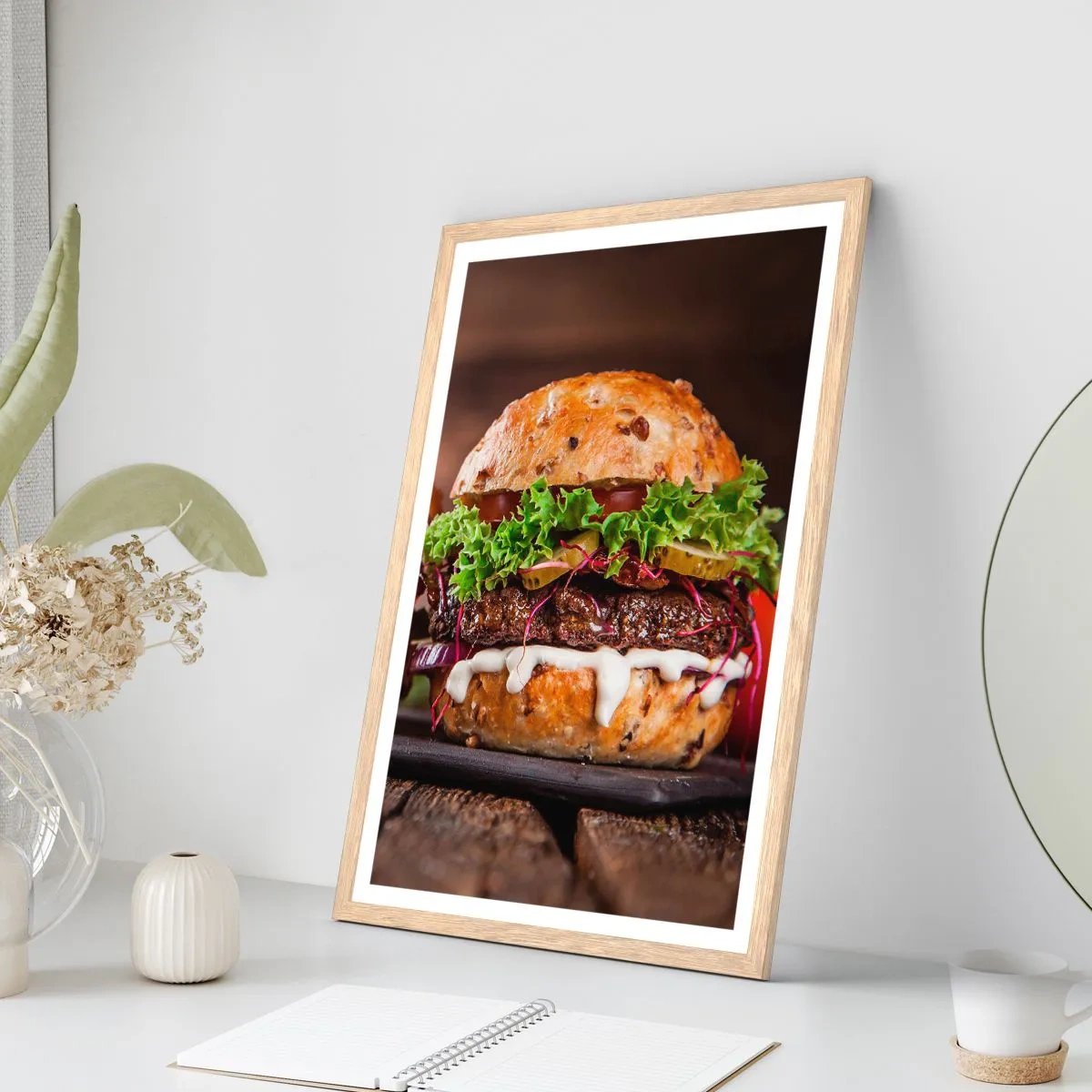 Affisch i ram av ljusek - American dream - 40x50 cm