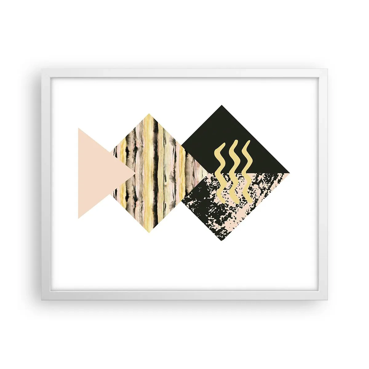 Affisch i vit ram - Inte så enkelt - 50x40 cm