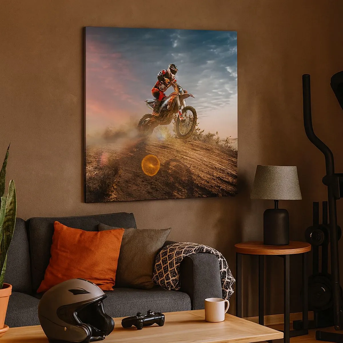 Canvastavla - Bild på duk - För segern - 30x30 cm