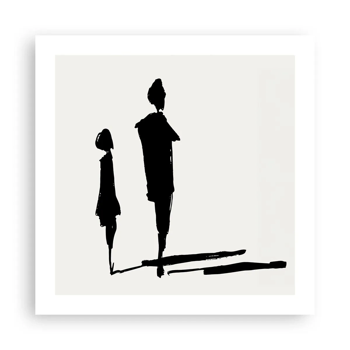 Affisch - Säkert tillsammans? - 50x50 cm