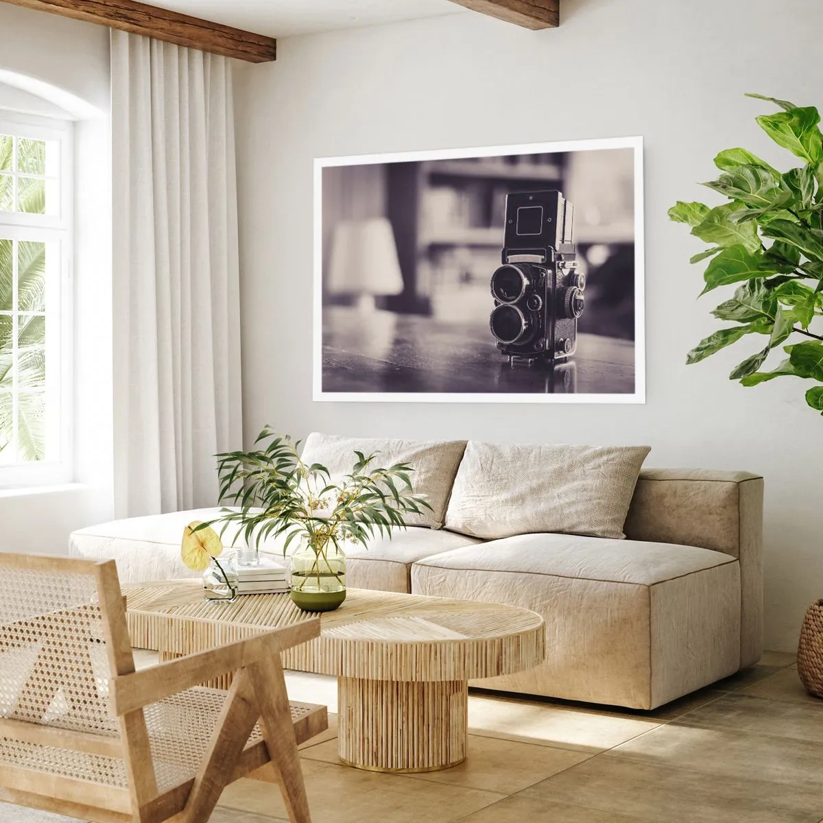 Affisch - Ett gammalt fotografis magi - 100x70 cm