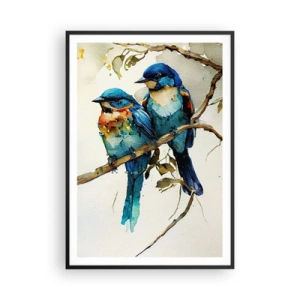 Affisch i svart ram - Sur? - 70x100 cm