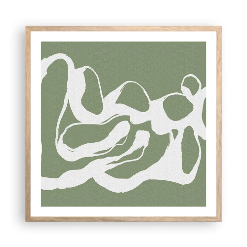 Affisch i ram av ljusek - Rymdens kallelse - 60x60 cm