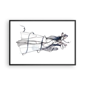 Affisch i svart ram - Smekningens studie - 91x61 cm