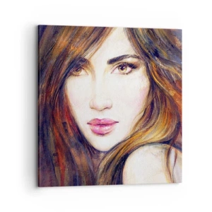 Canvastavla - Bild på duk - Ett öre för dina tankar - 70x70 cm