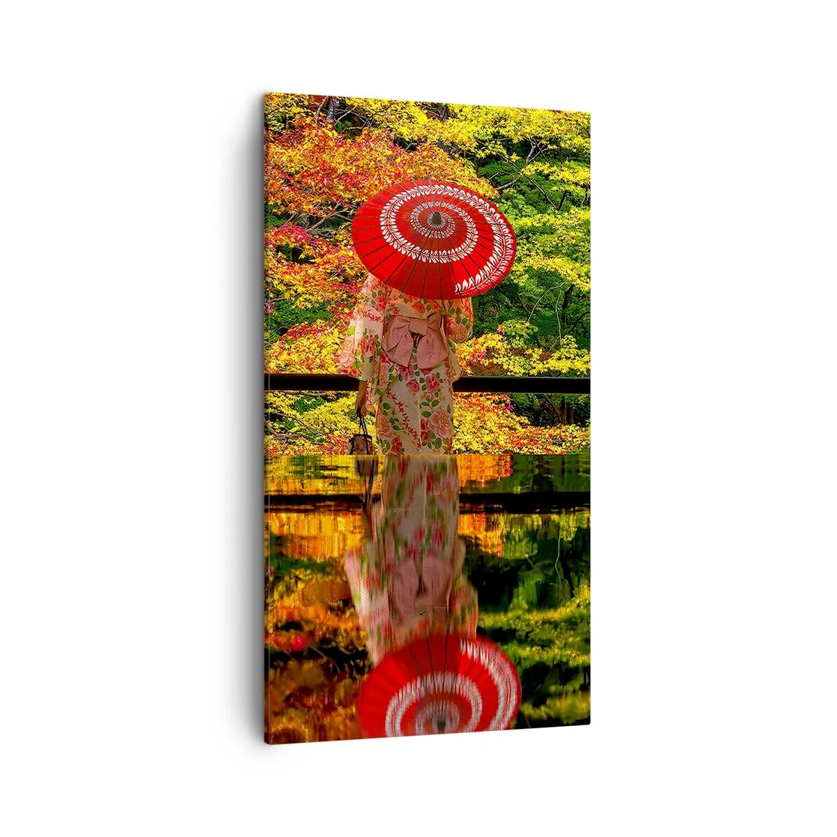 Canvastavla - Bild på duk - I naturens tempel - 45x80 cm