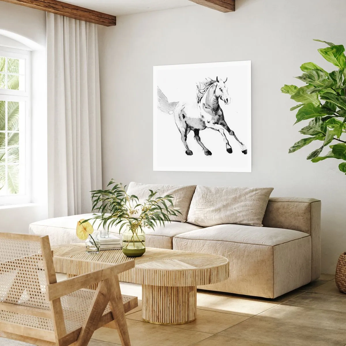Affisch - Obändig själ - 60x60 cm