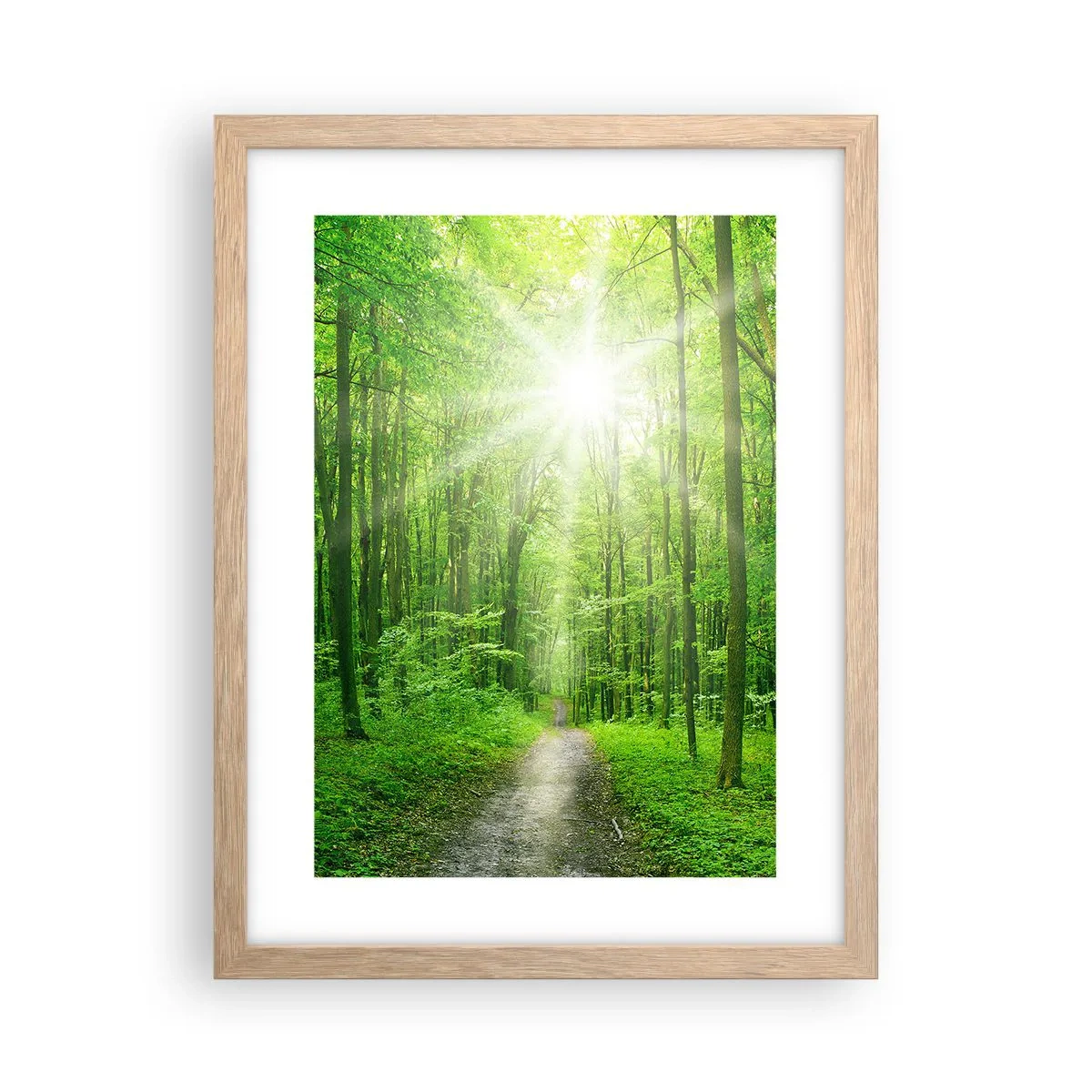 Affisch i ram av ljusek - Grön domkyrka - 30x40 cm