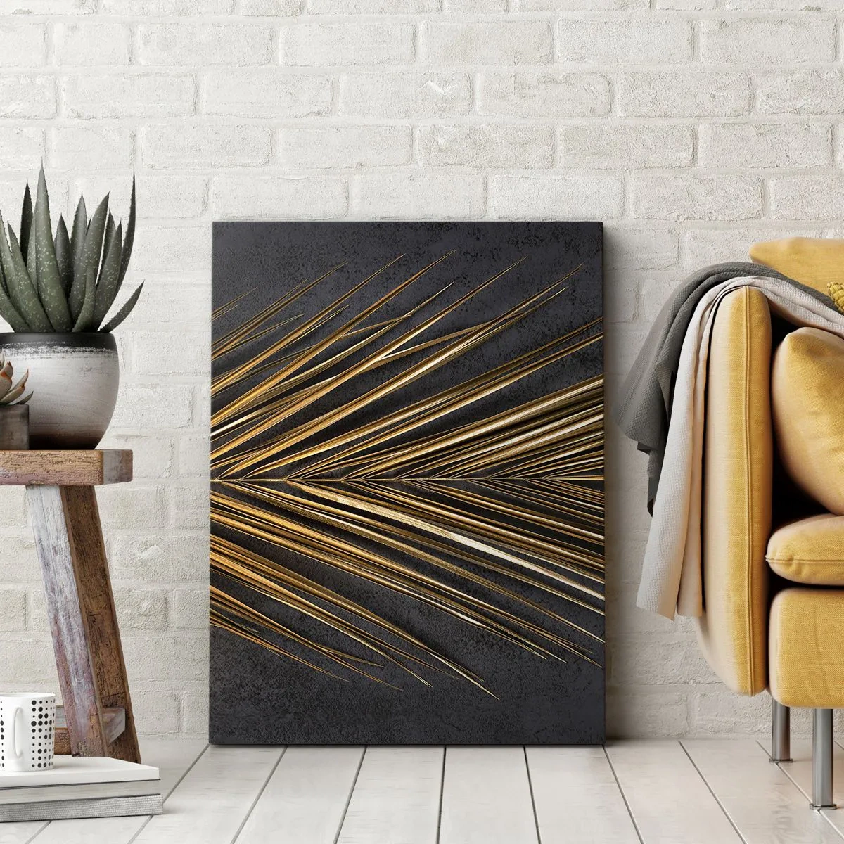 Canvastavla - Bild på duk - Tropikens guld - 50x70 cm