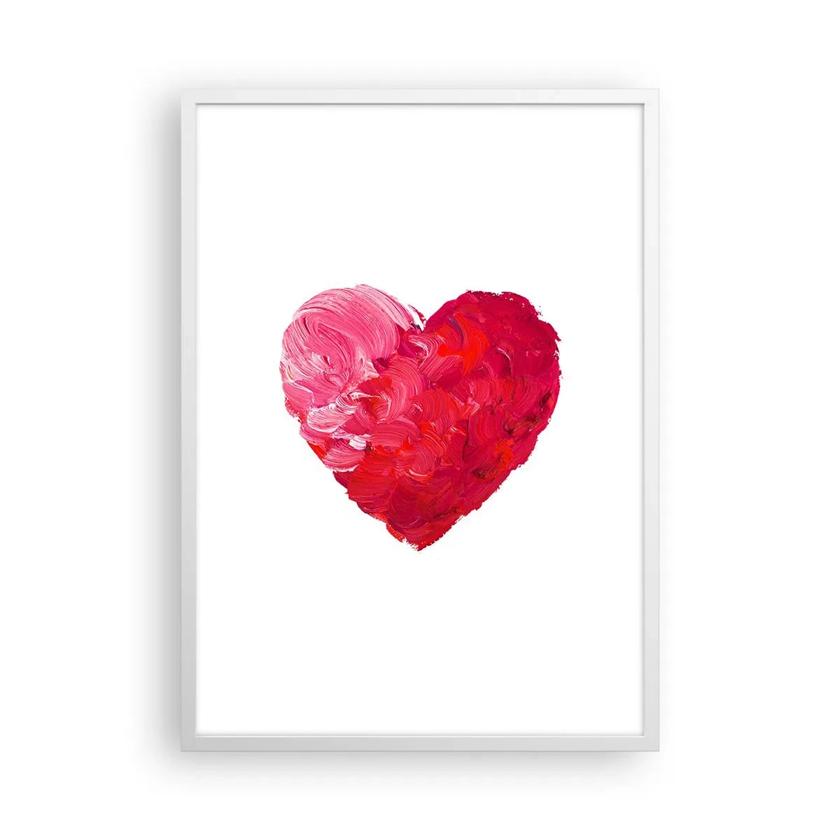 Affisch i vit ram - All you need is love - 50x70 cm