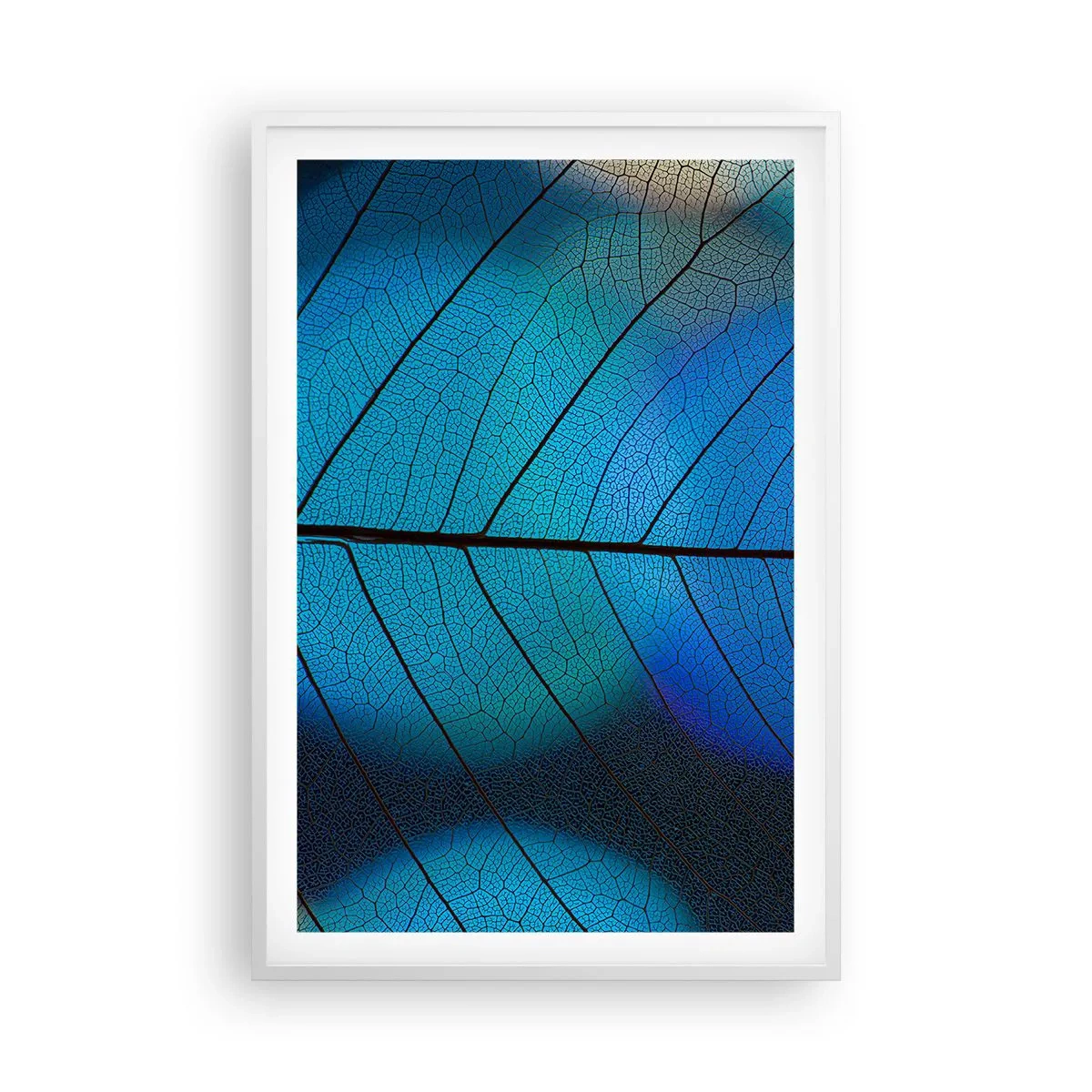 Affisch i vit ram - Invecklad konstruktion - 61x91 cm