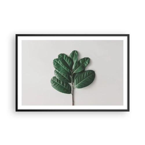 Affisch i svart ram - Själva naturens bild - 91x61 cm