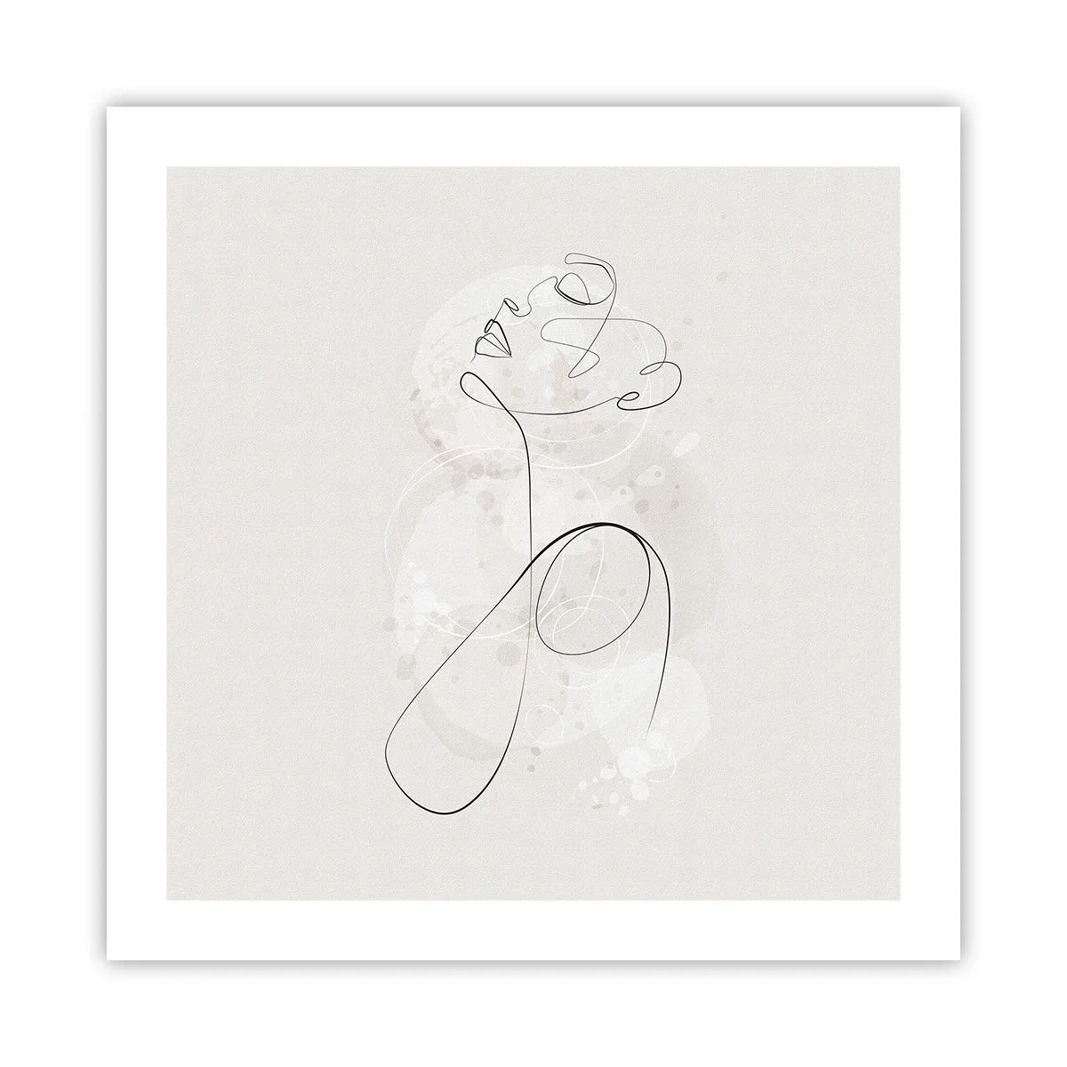 Affisch - Skönhetens spiral - 50x50 cm