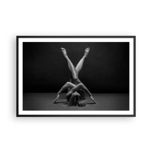 Affisch i svart ram - Nakenhetens geometri - 91x61 cm