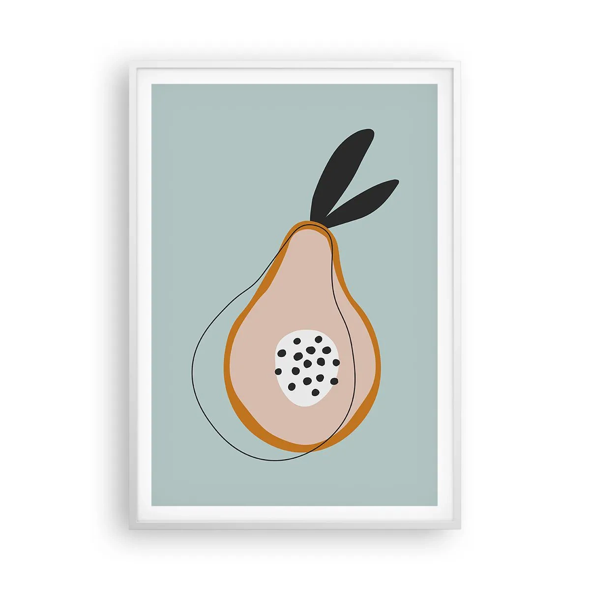 Affisch i vit ram - Att tränga in i sakens natur - 70x100 cm