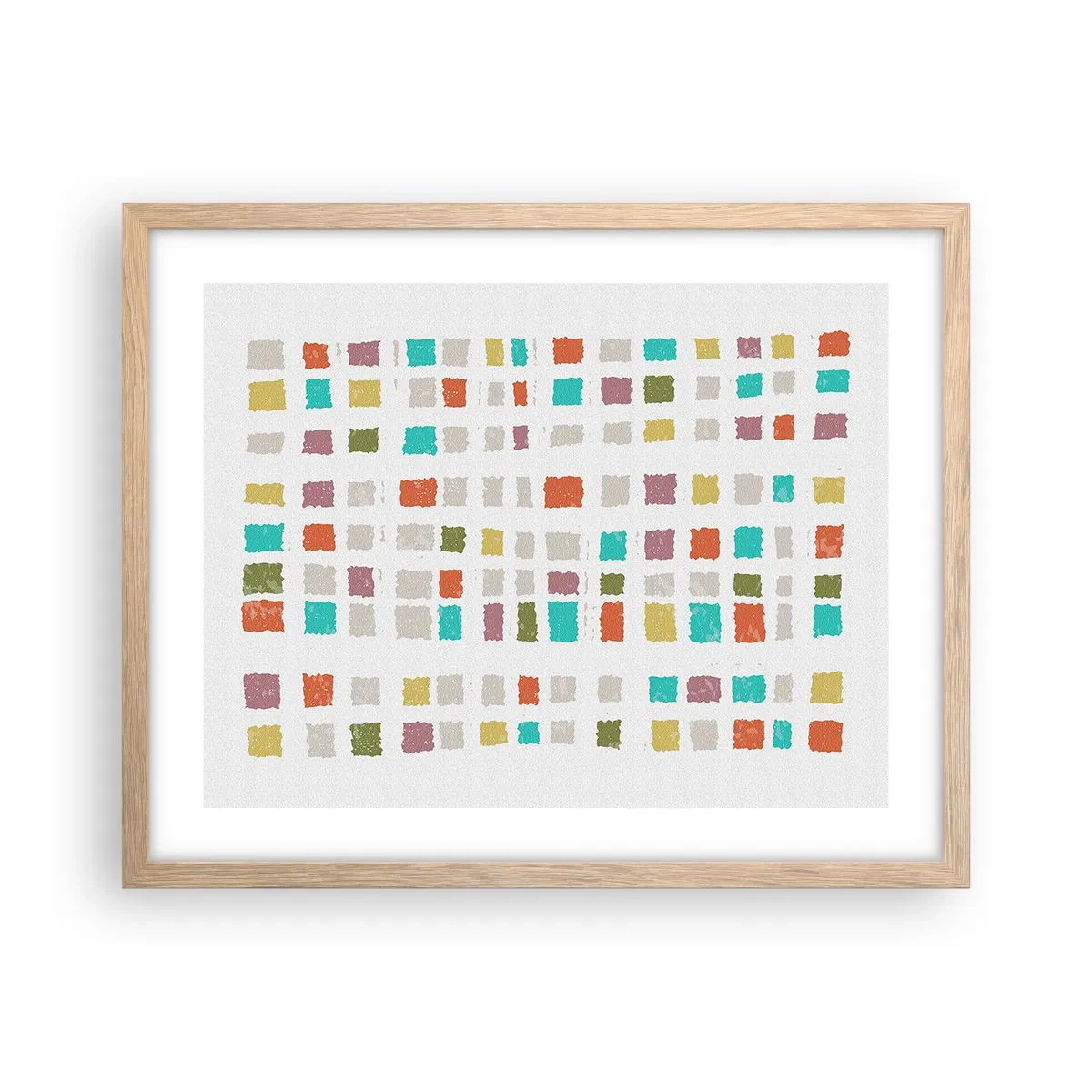 Affisch i ram av ljusek - Ett okänt spel - 50x40 cm