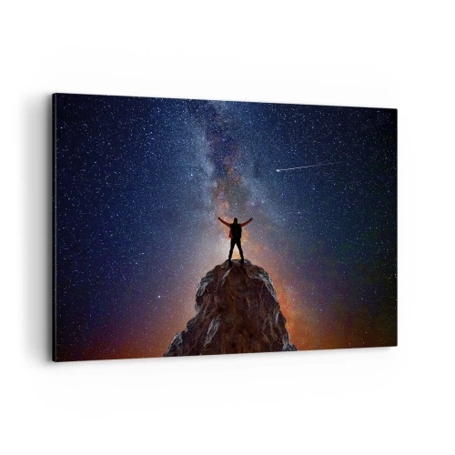 Canvastavla - Bild på duk - Kraften är med mig! - 100x70 cm