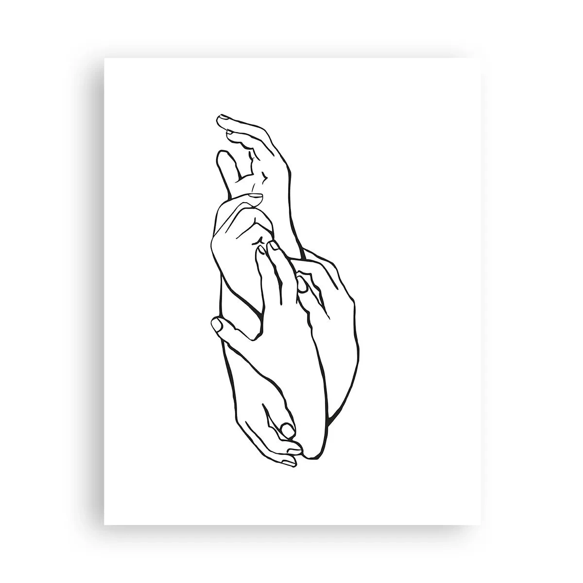 Affisch - Hand i hand - 40x50 cm