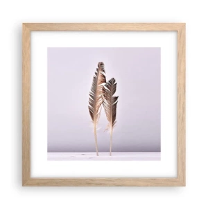 Affisch i ram av ljusek - Mot intet - 30x30 cm