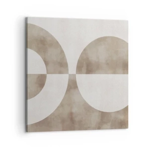 Canvastavla - Bild på duk - Likheter och skillnader - 60x60 cm