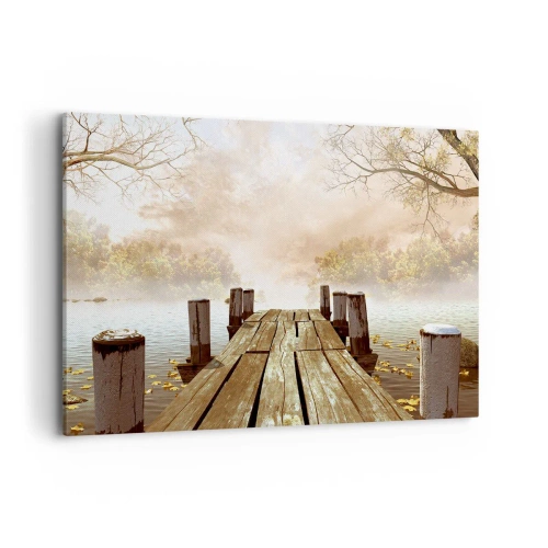 Canvastavla - Bild på duk - Höstledsen - 120x80 cm