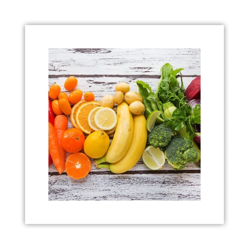 Affisch - Räcker det inte? - 30x30 cm