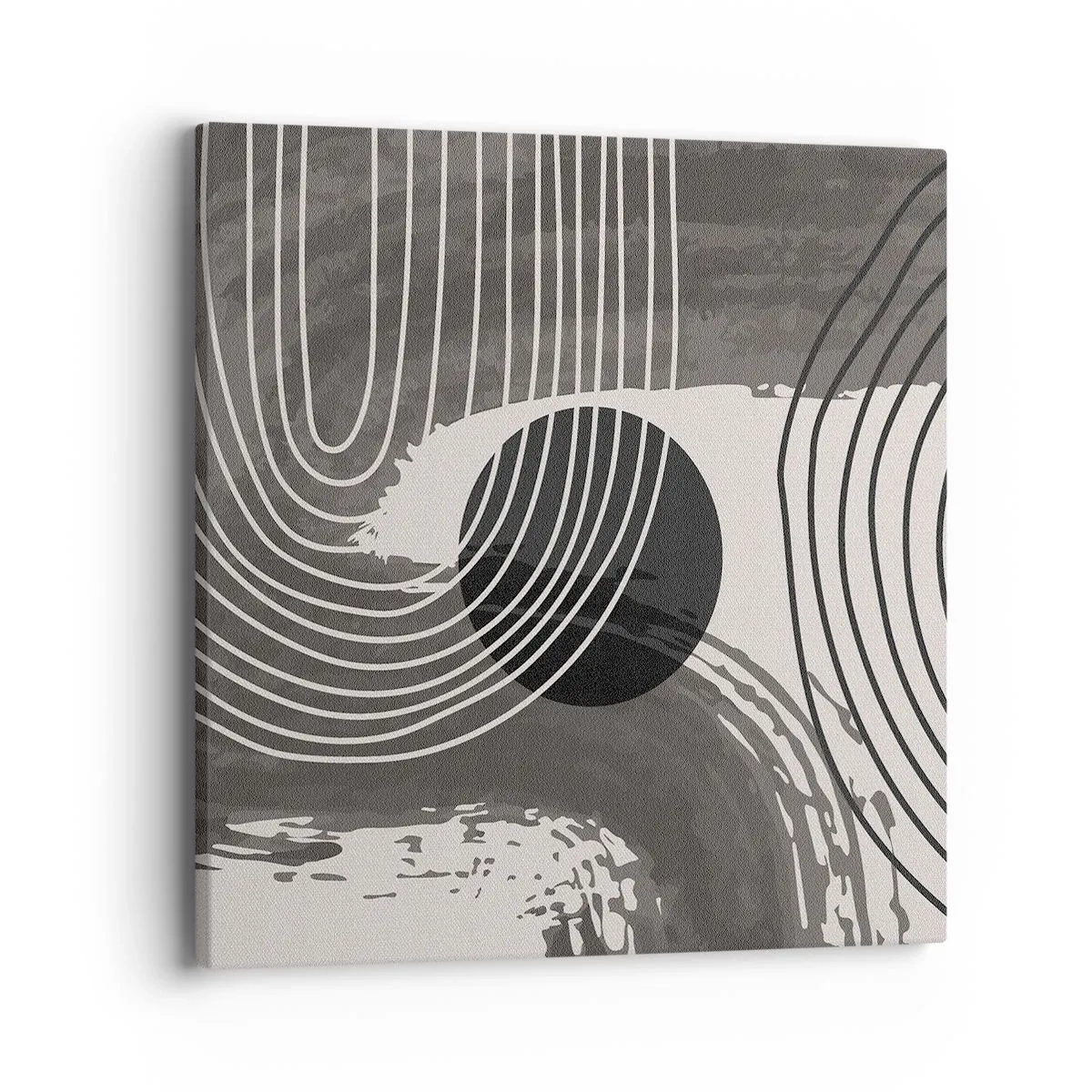 Canvastavla - Bild på duk - Ovalen vinner - 40x40 cm